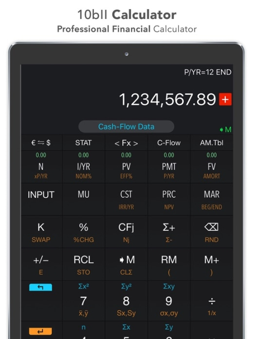 10bII Financial Calculator PRO Tablet-Screenshot2