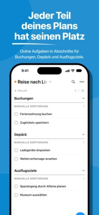 2Do: To-Do Liste & Aufgaben Smartphone-Screenshot10