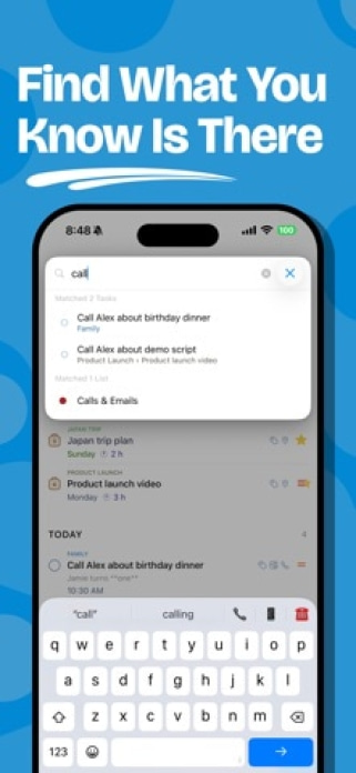 2Do: To-Do Liste & Aufgaben Smartphone-Screenshot3