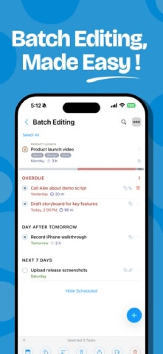 2Do: To-Do Liste & Aufgaben Smartphone-Screenshot5