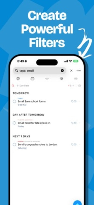 2Do: To-Do Liste & Aufgaben Smartphone-Screenshot6
