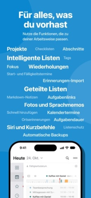 2Do: To-Do Liste & Aufgaben Smartphone-Screenshot9
