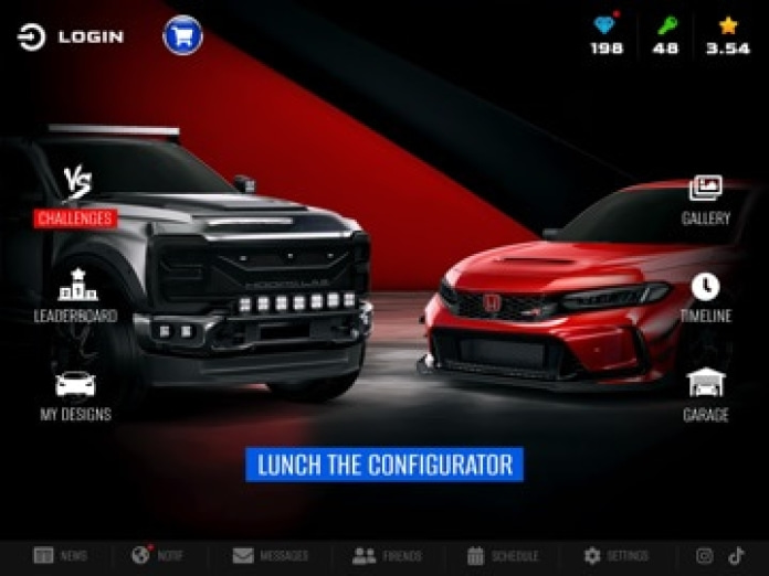 3DTuning: Car Game & Simulator Tablet-Screenshot