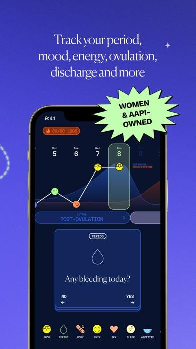 Aavia Period & Cycle Tracker Smartphone-Screenshot2