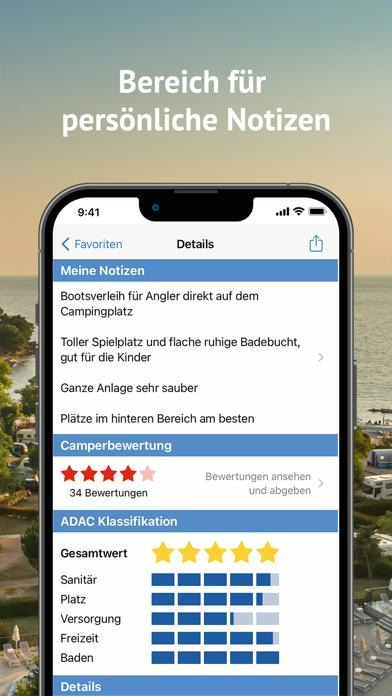 ADAC Camping / Stellplatz 2023 Smartphone-Screenshot10
