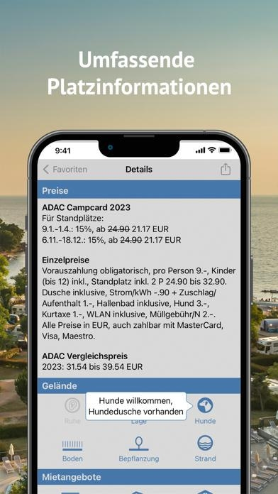 ADAC Camping / Stellplatz 2023 Smartphone-Screenshot4