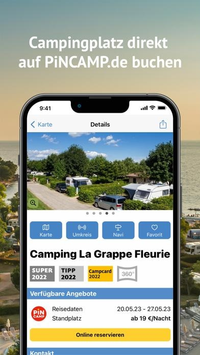 ADAC Camping / Stellplatz 2023 Smartphone-Screenshot7