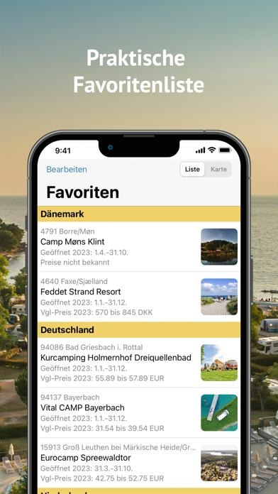 ADAC Camping / Stellplatz 2023 Smartphone-Screenshot9