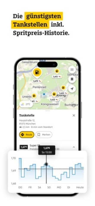 ADAC Drive: Tanken Laden Route Smartphone-Screenshot2