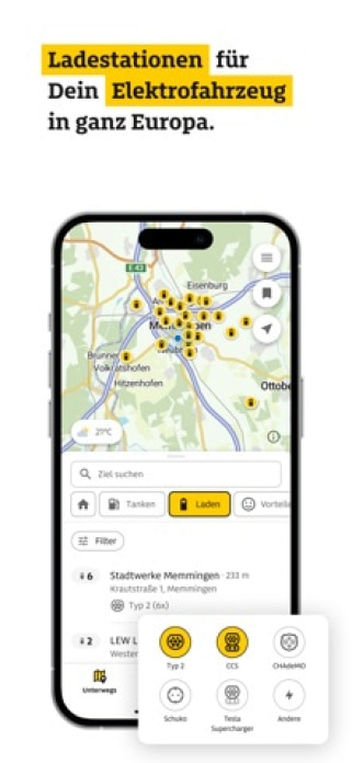 ADAC Drive: Tanken Laden Route Smartphone-Screenshot3