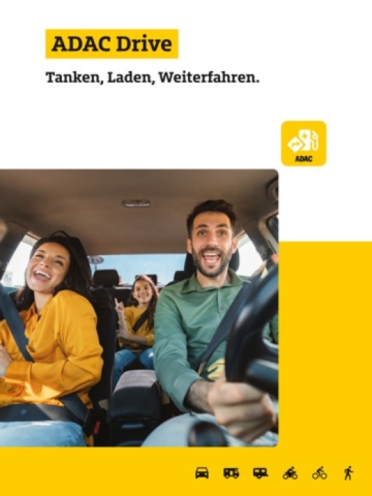 ADAC Drive: Tanken Laden Route Tablet-Screenshot