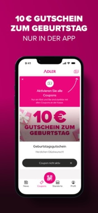 ADLER Kundenkarte Smartphone-Screenshot4