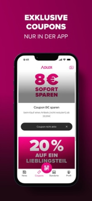 ADLER Kundenkarte Smartphone-Screenshot5