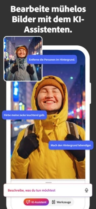 Adobe Photoshop: Foto-Editor Smartphone-Screenshot3