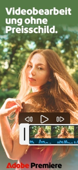 KI-Video-Editor Adobe Premiere Smartphone-Screenshot