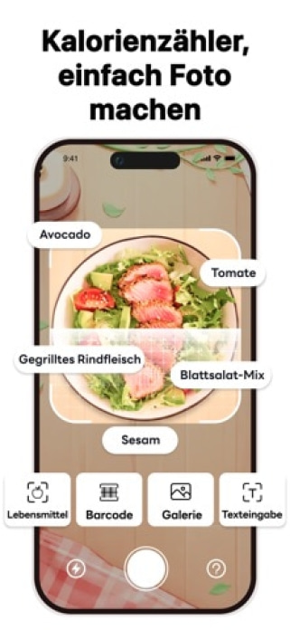 Kalorienz&auml;hler &ndash; FoodPilot Smartphone-Screenshot2