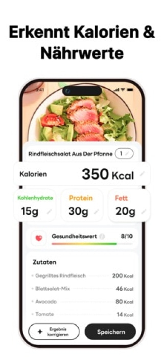 Kalorienz&auml;hler &ndash; FoodPilot Smartphone-Screenshot3