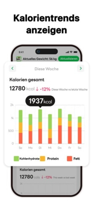 Kalorienz&auml;hler &ndash; FoodPilot Smartphone-Screenshot9