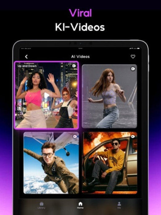 AI Mirror: Gesichtsfoto-Editor Tablet-Screenshot2