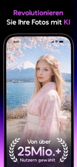 AI Mirror: Gesichtsfoto-Editor Smartphone-Screenshot
