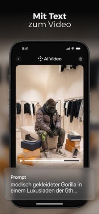 AI Video – KI-Video-Generator Smartphone-Screenshot4