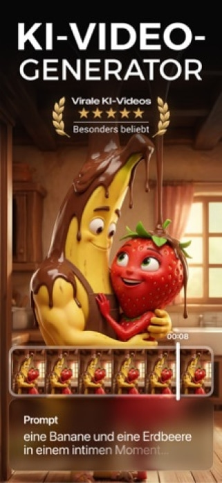 AI Video – KI-Video-Generator Smartphone-Screenshot
