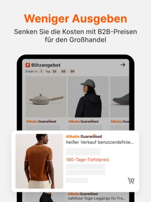 Alibaba.com B2B-Handel-App Tablet-Screenshot5
