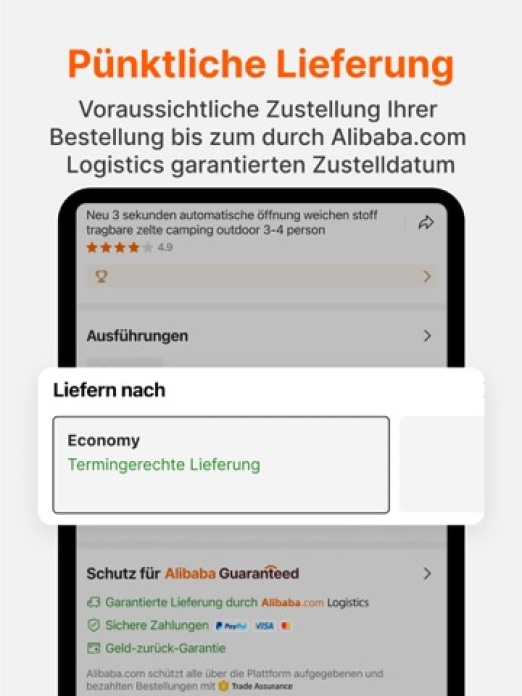Alibaba.com B2B-Handel-App Tablet-Screenshot7