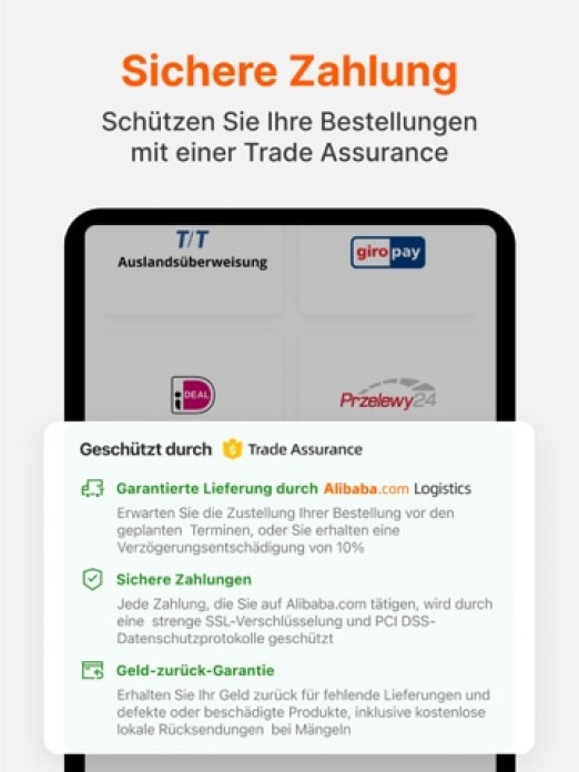 Alibaba.com B2B-Handel-App Tablet-Screenshot8