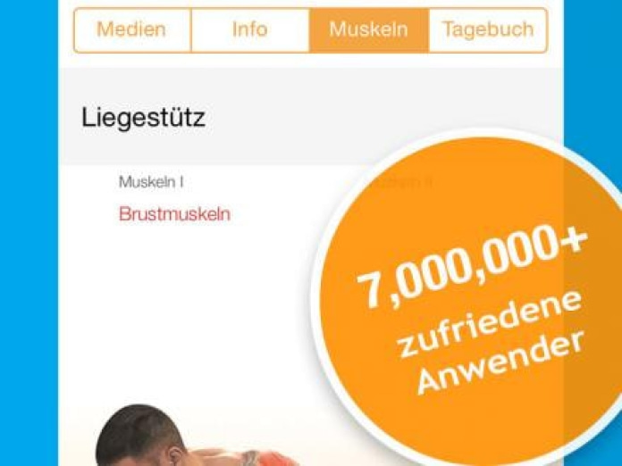 Alles-in-einem Fitness: 1200 Übungen, Trainings, Kalorienzähler, BMI Rechner von Sport.com Smartphone-Screenshot2