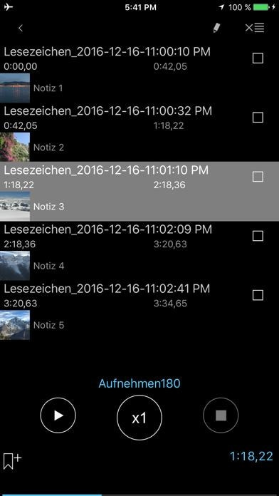 Alon Dictaphone-Diktiergerät Smartphone-Screenshot2
