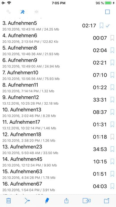 Alon Dictaphone-Diktiergerät Smartphone-Screenshot5