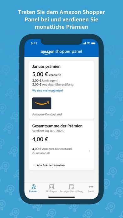 Amazon Shopper Panel Smartphone-Screenshot