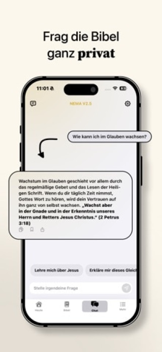Amen - Bibel Chat Smartphone-Screenshot4