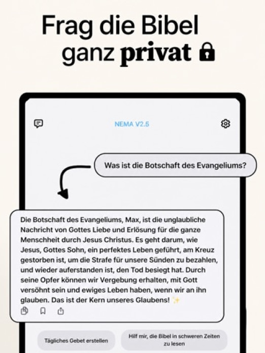 Amen - Bibel Chat Tablet-Screenshot4