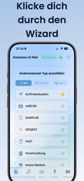 Anamnesomat Smartphone-Screenshot3