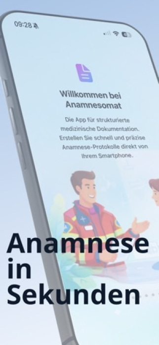 Anamnesomat Smartphone-Screenshot