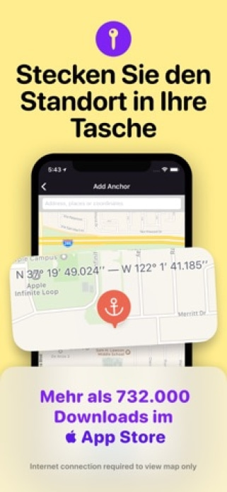 GPS-Navigation Wandern Smartphone-Screenshot2