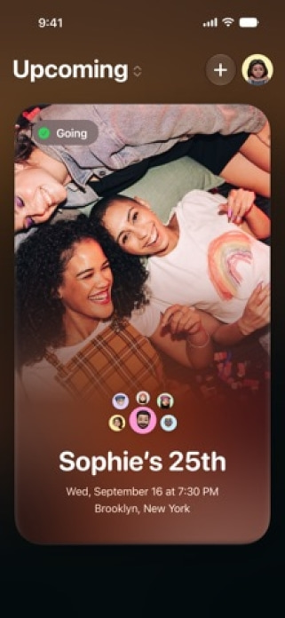 Apple Einladungen Smartphone-Screenshot2