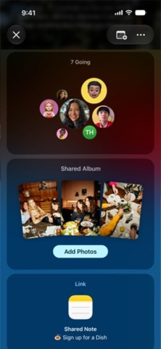 Apple Einladungen Smartphone-Screenshot4