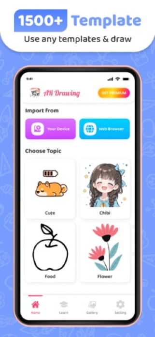 Artrace: AR Drawing & Sketch Smartphone-Screenshot2