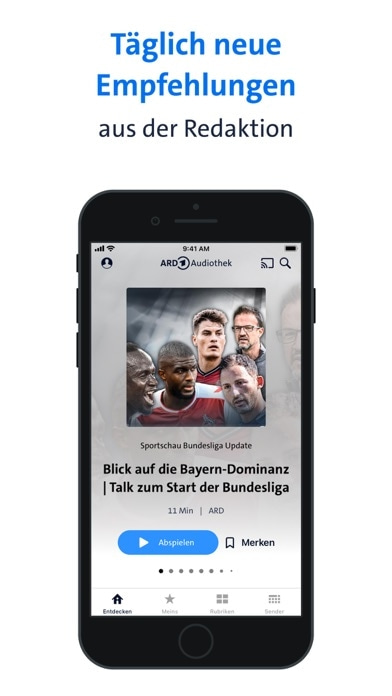 ARD Audiothek Smartphone-Screenshot
