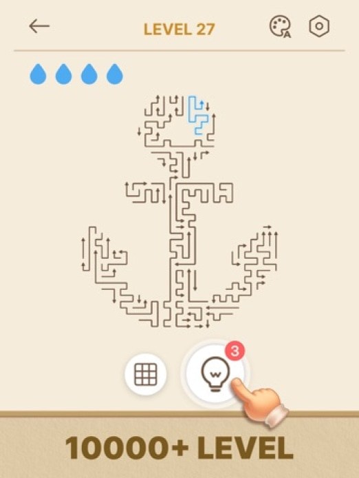 Amaze GO! - Pfeil Rätsel Tablet-Screenshot2