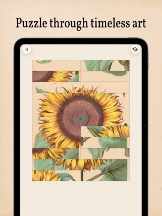 Art of Flora: Pflanzen Puzzle Tablet-Screenshot2