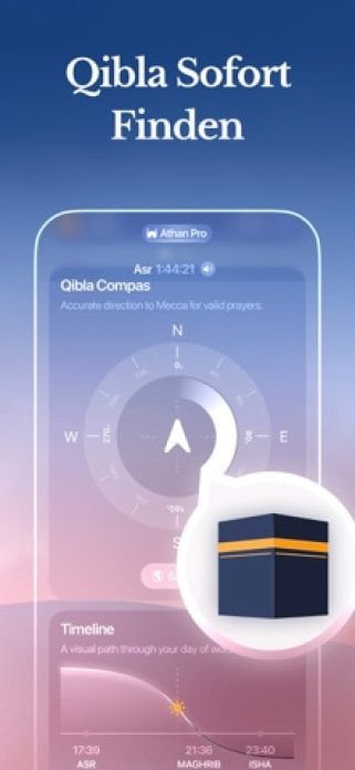 Athan Pro: Muslim Gebetszeiten Smartphone-Screenshot2