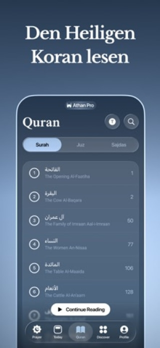 Athan Pro: Muslim Gebetszeiten Smartphone-Screenshot4