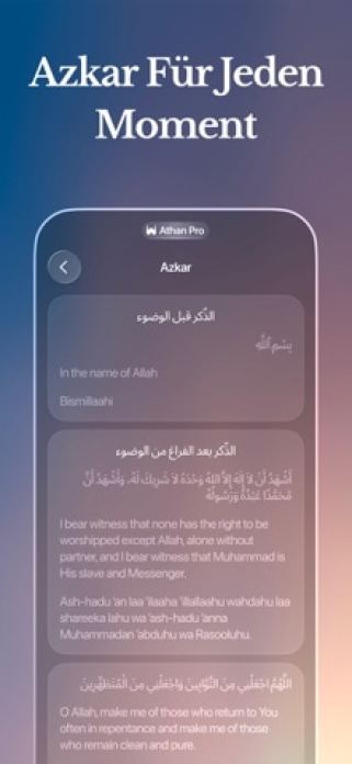 Athan Pro: Muslim Gebetszeiten Smartphone-Screenshot7