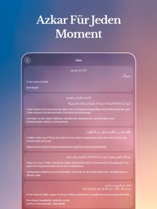 Athan Pro: Muslim Gebetszeiten Tablet-Screenshot7