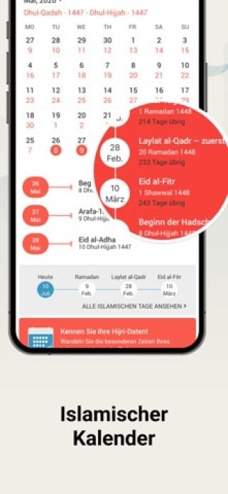 Athan: Gebetszeiten & Al Quran Smartphone-Screenshot10