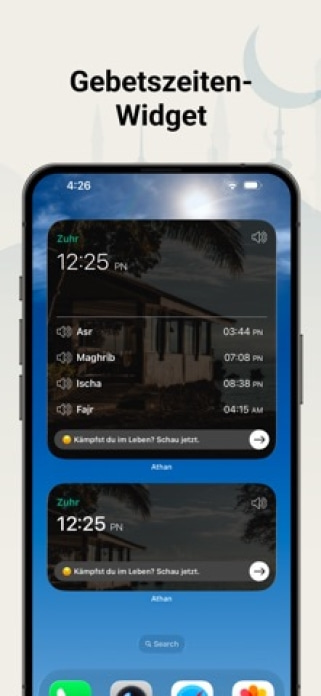 Athan: Gebetszeiten & Al Quran Smartphone-Screenshot3